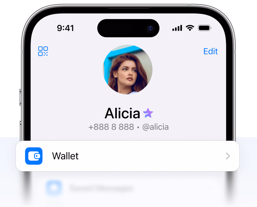 Say hello to Wallet in Telegram illustration
